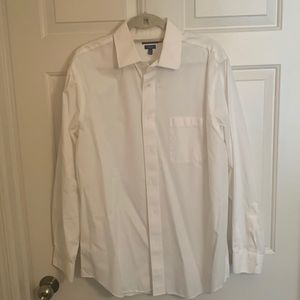 Croft & barrow white button down. Size 16.5 neck, 34/35 sleeves.